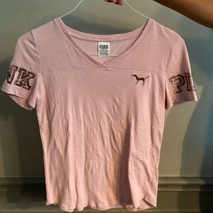 PINK VS Tee with sequins
